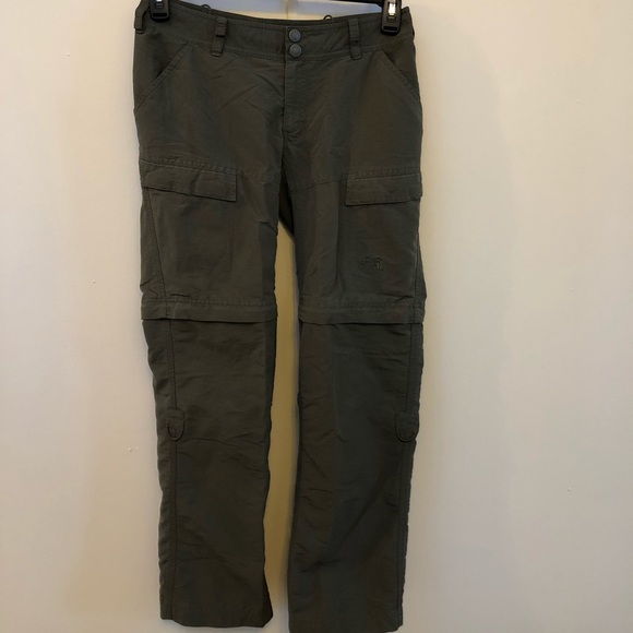 north face green cargo pants